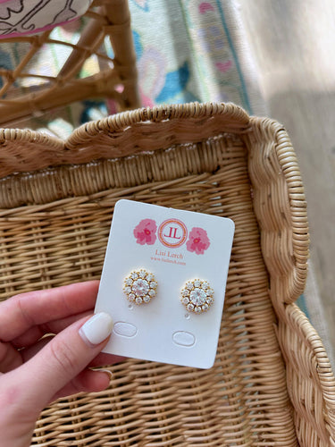 Lisi Lerch Amy Earrings - Rhinestone Stud - Amy Littleson Collection  