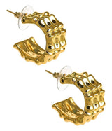 Anna Bamboo Hoop Earring - 18k Gold Plated - Lisi Lerch