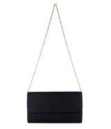 Lisi Lerch Avery Clutch - Black - XL Gold Charms -  