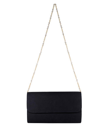 Lisi Lerch Avery Clutch - Black - XL Gold Charms -  