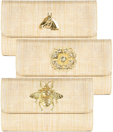Lisi Lerch Avery Clutch Straw - Charm 