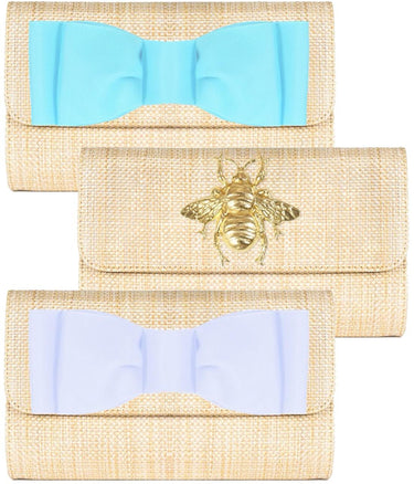 Lisi Lerch Avery Straw Clutch 