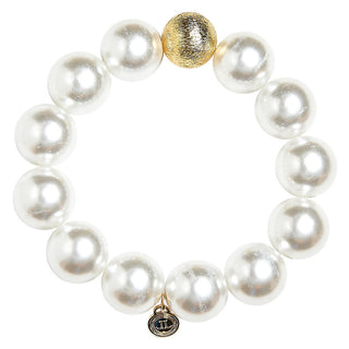 Lisi Lerch Birdie Bracelet - Freshwater Pearl and 14mm 