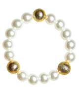Lisi Lerch Birdie Bracelet with Gold Beads 