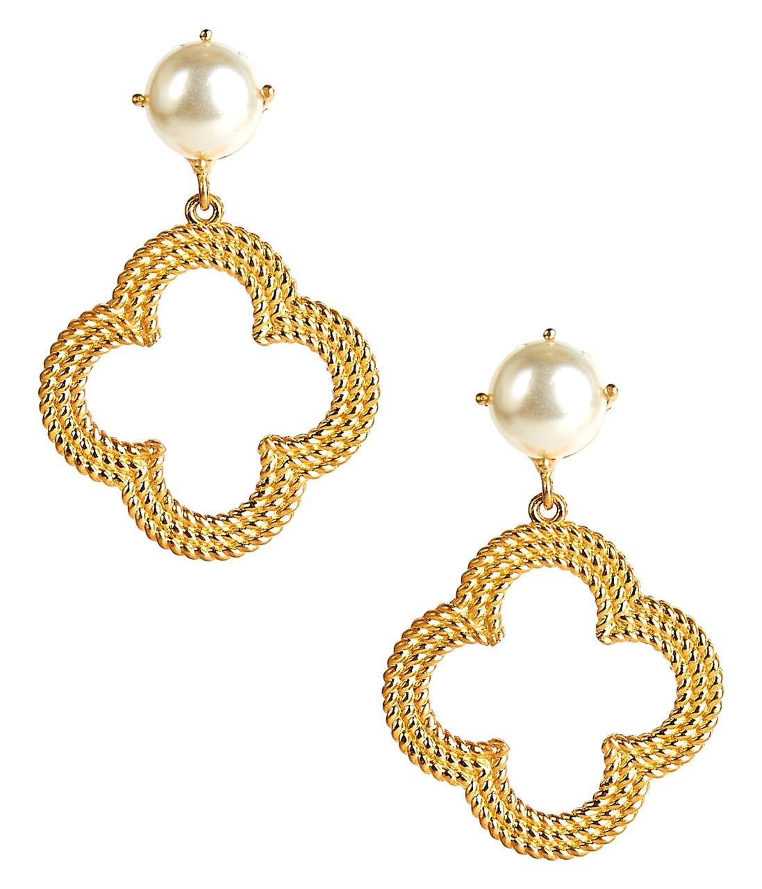 Bryn & Pearl Top Earring