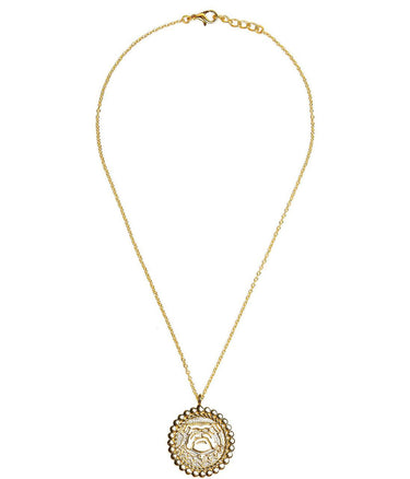 Lisi Lerch Bulldog Coin Necklace
