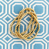 Lisi Lerch Carolina - Gold Beaded Bracelet 4mm 