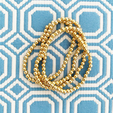 Lisi Lerch Carolina - Gold Beaded Bracelet 4mm 