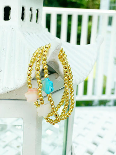 Lisi Lerch Carolina - Gold Beaded Bracelet 4mm 