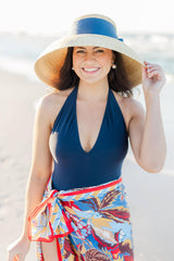 Lisi Lerch Carolyn - Blue Stone - Big Stone and Pearl Stud - Belle of the Ball 