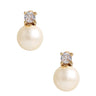 Lisi Lerch Carolyn- Small Rhinestone and Pearl Stud 