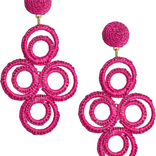 Chloe Raffia - Drop Earring - Lisi Lerch