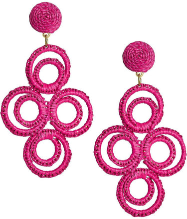 Chloe Raffia - Drop Earring - Lisi Lerch