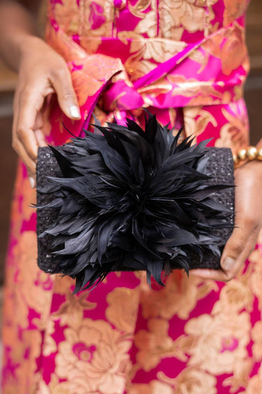 Lisi Lerch COCO - Feather Clutch 