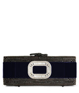 Lisi Lerch Colette Black - Velvet Bow & Rhinestone Buckle 