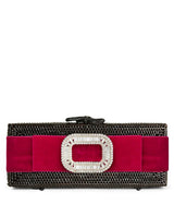 Lisi Lerch Colette Black - Velvet Bow & Rhinestone Buckle 