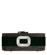 Lisi Lerch Colette Black - Velvet Bow & Rhinestone Buckle 