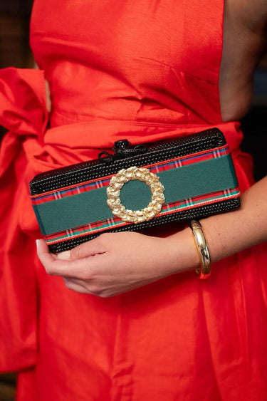 Lisi Lerch Colette - Christmas Plaid with Hunter Green 