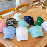 Custom Baseball Hats - Gold Charm - Lisi Lerch