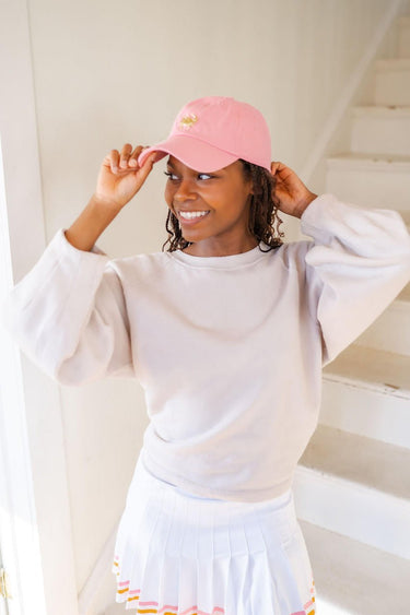 Custom Baseball Hats - Gold Charm - Lisi Lerch