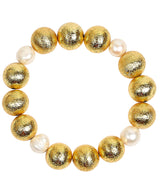 Lisi Lerch Georgia Beaded Bracelet - 14mm and Freshwater Pearl 