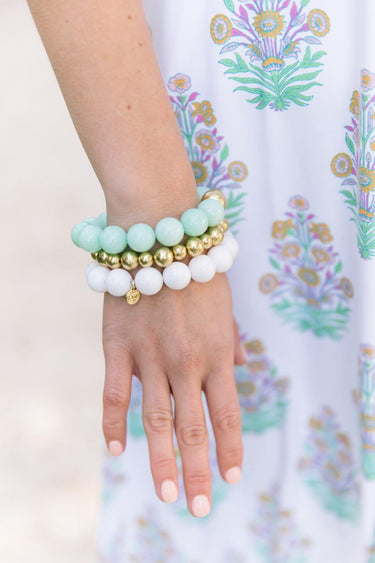Lisi Lerch Georgia Beaded Bracelet - Quartz  (6 New Colors) 