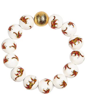 Lisi Lerch Georgia Beaded Bracelet - Tiger - Gameday Collection