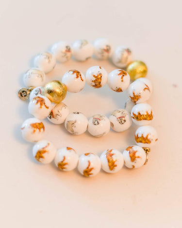 Lisi Lerch Georgia Beaded Bracelet - Tiger - Gameday Collection  
