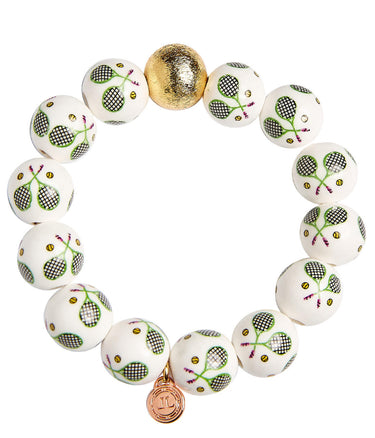 Lisi Lerch Georgia Tennis Beaded  Bracelet