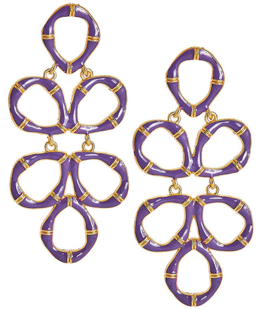 Lisi Lerch Ginger - Enamel Bamboo Earring