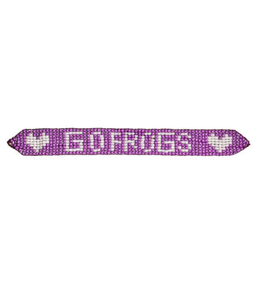 Lisi Lerch Go Frogs - Flat Adjustable Beaded Bracelet