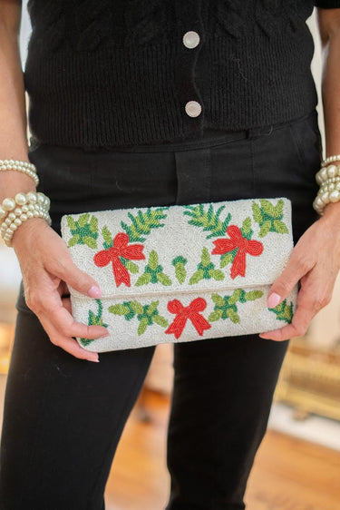 Lisi Lerch Holly Beaded Clutch 