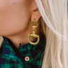 Lisi Lerch Horsebit - Gold Earrings 