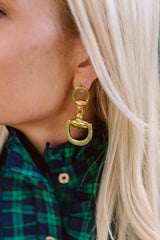 Lisi Lerch Horsebit - Gold Earrings 