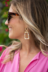Lisi Lerch Jordan Enamel Bamboo Earring 