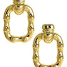Keke Bamboot Gold Earring - 18k Gold Plated - Lisi Lerch