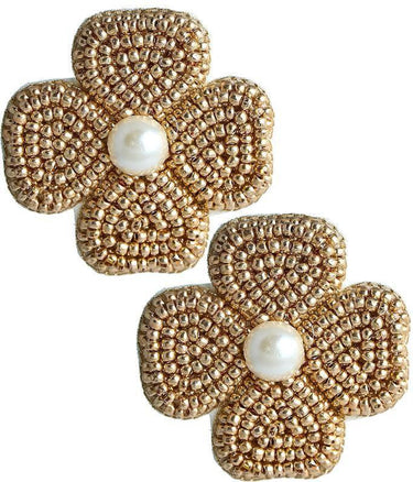 Lisi Lerch Kerry Beaded Clover Stud Earring - PreOrder March 5th