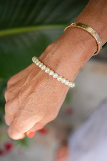 Lisi Lerch Krickett Pearl Bracelet Stack - Meeghan Mullin Bracelet  