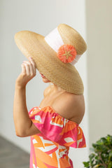 Lauren Hat - Raffia Round - Lisi Lerch