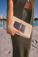 Lisi Lerch Lillian Straw Clutch - Jess Faye Collection 