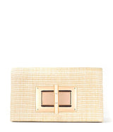 Lisi Lerch Lillian Straw Clutch - Jess Faye Collection 