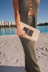 Lisi Lerch Lillian Straw Clutch - Jess Faye Collection 