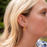 Lisi Lerch Mini Horsebit - Gold Earring  