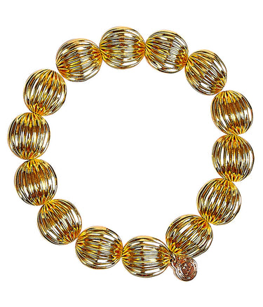 Lisi Lerch Parker - Gold Beaded Bracelet