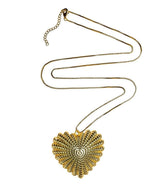 Patti Lynn Gold Heart Charm Necklace - Teggy French x Lisi Lerch Collection - 18k Gold Plated - Lisi Lerch