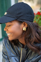 Lisi Lerch Paw Print Stud - Gold Earring  