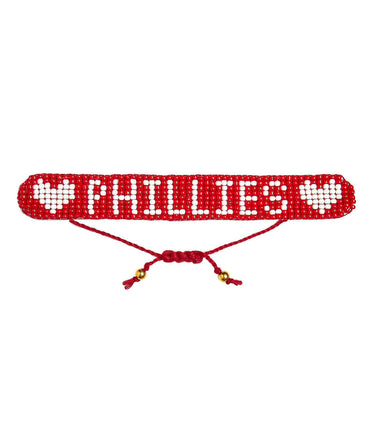 Lisi Lerch Phillies Beaded Bracelet 