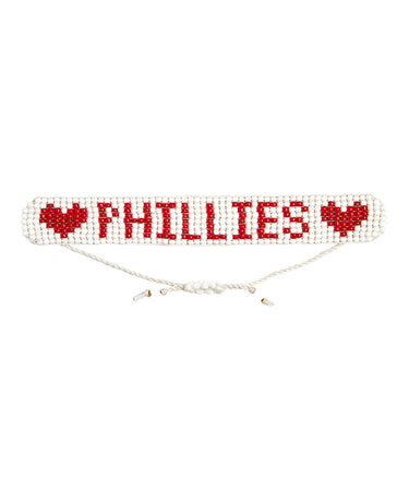 Lisi Lerch Phillies Beaded Bracelet 