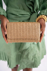 Lisi Lerch Ruby Gold Clutch 