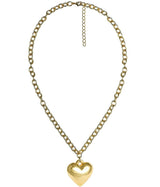 Sienna - Puffy Heart Necklace - 18k Gold Plated - Lisi Lerch